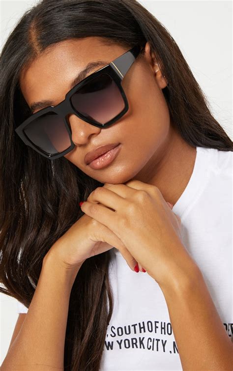 melt oversized square sunglasses